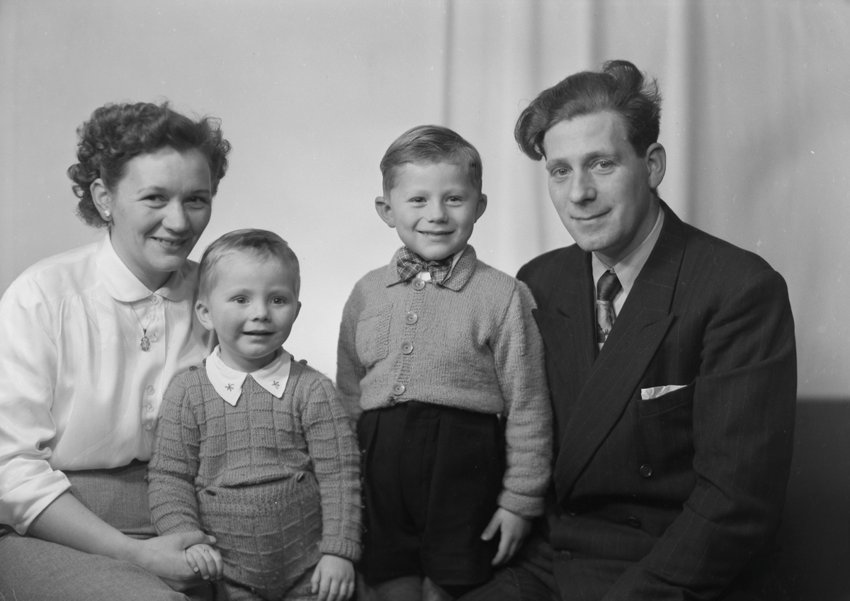 Peder Hansen med familie