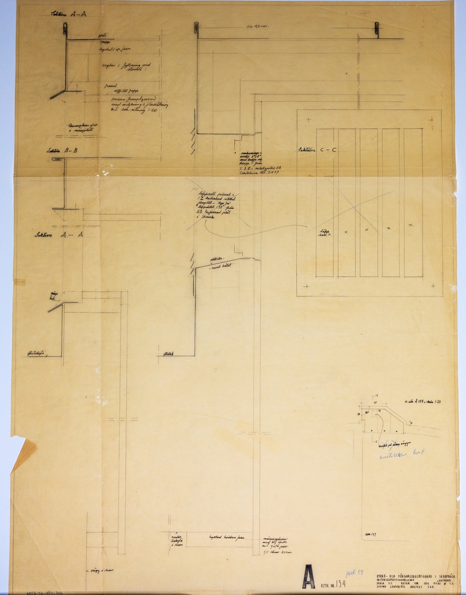 Ritning - ArkDes / DigitaltMuseum
