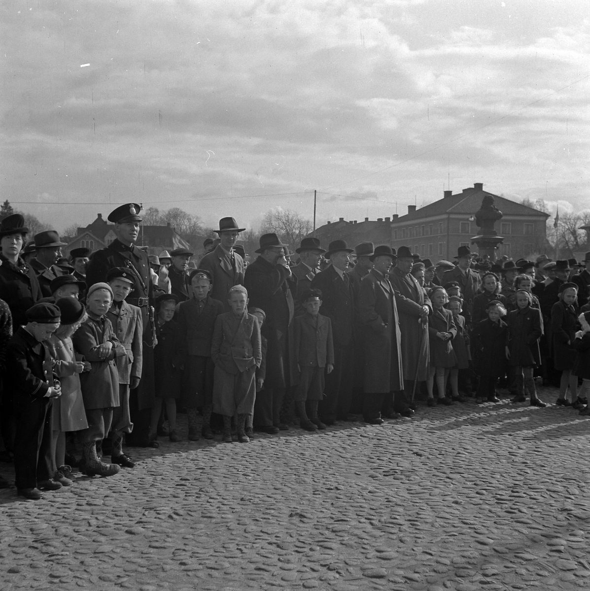1 maj-firande på Stora torget 1947.