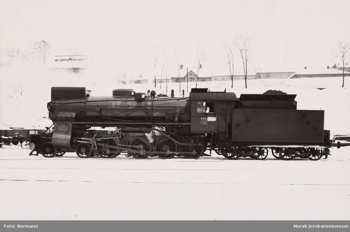 Damplokomotiv type 31b nr. 448 i Lodalen i Oslo