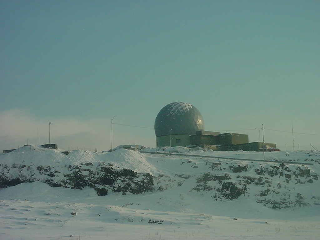Radardome ved RP Vardø