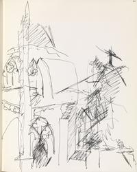 Studie av katedral [Skisse]