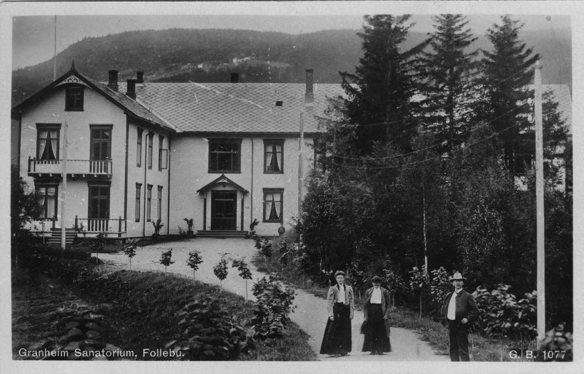Granheim Sanatorium, postkort,