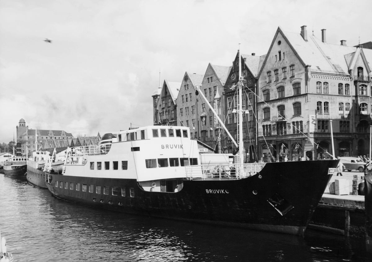 transport, båt, eksteriør, M/S Bruvik