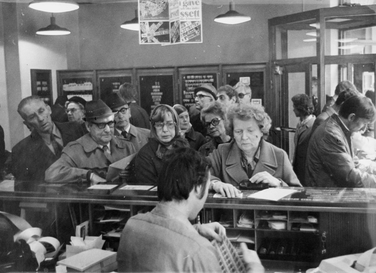markedsseksjonen, Frimerkets dag '73, Postens filatelitjeneste,  salg av filateli