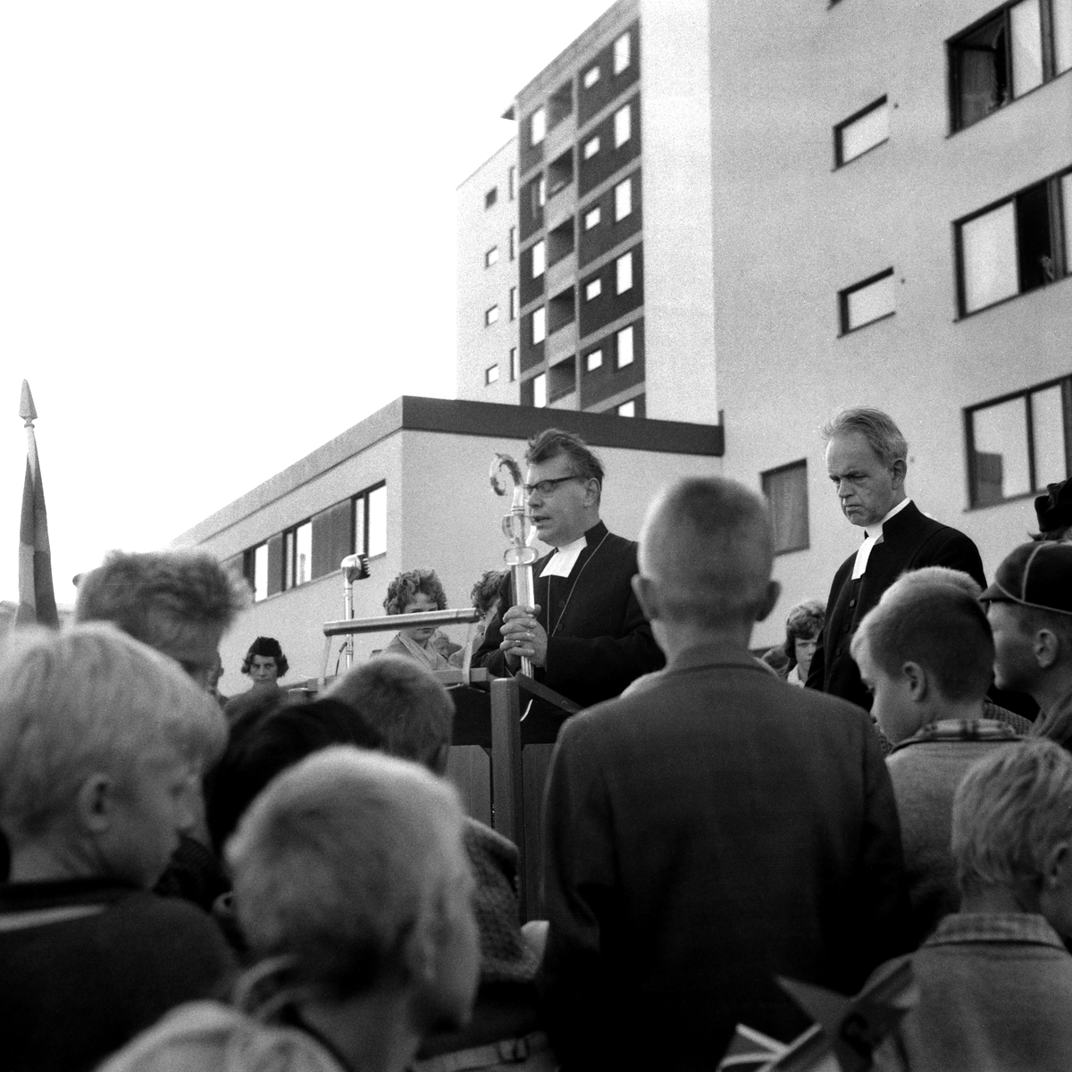 Invigning av Johannelunds centrum, 1960.