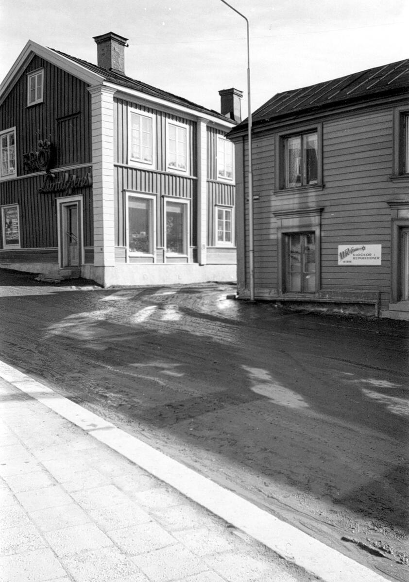 Tomt nr 9, Östanbäcksgatan 1, foto från Färgaregränd.