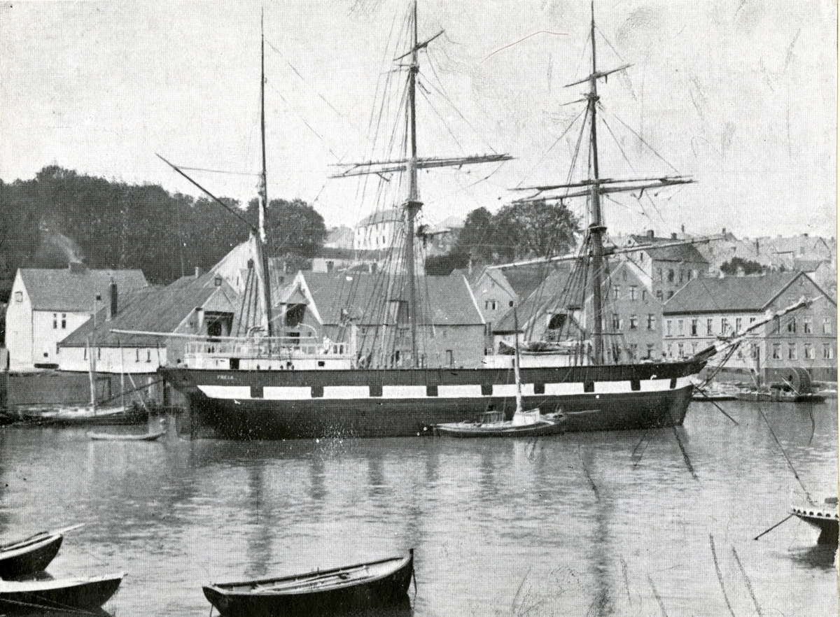 Bark 'Freia' (b.1845, Petersson, Karlskrona, Sverige)