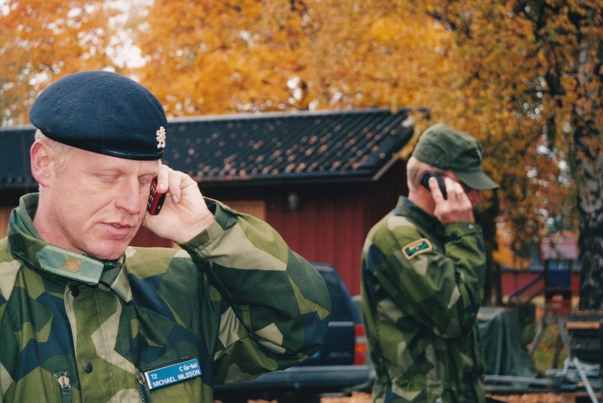 Göta Trängregementes funktionsdag 14 oktober 2003. C GU-bat övlt Michael Nilsson