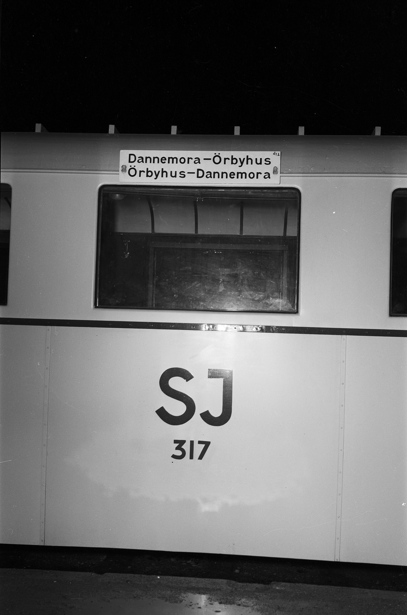 SJ, rälsbuss 317 Dannemora-Örbyhus levererad 1935, Uppland
