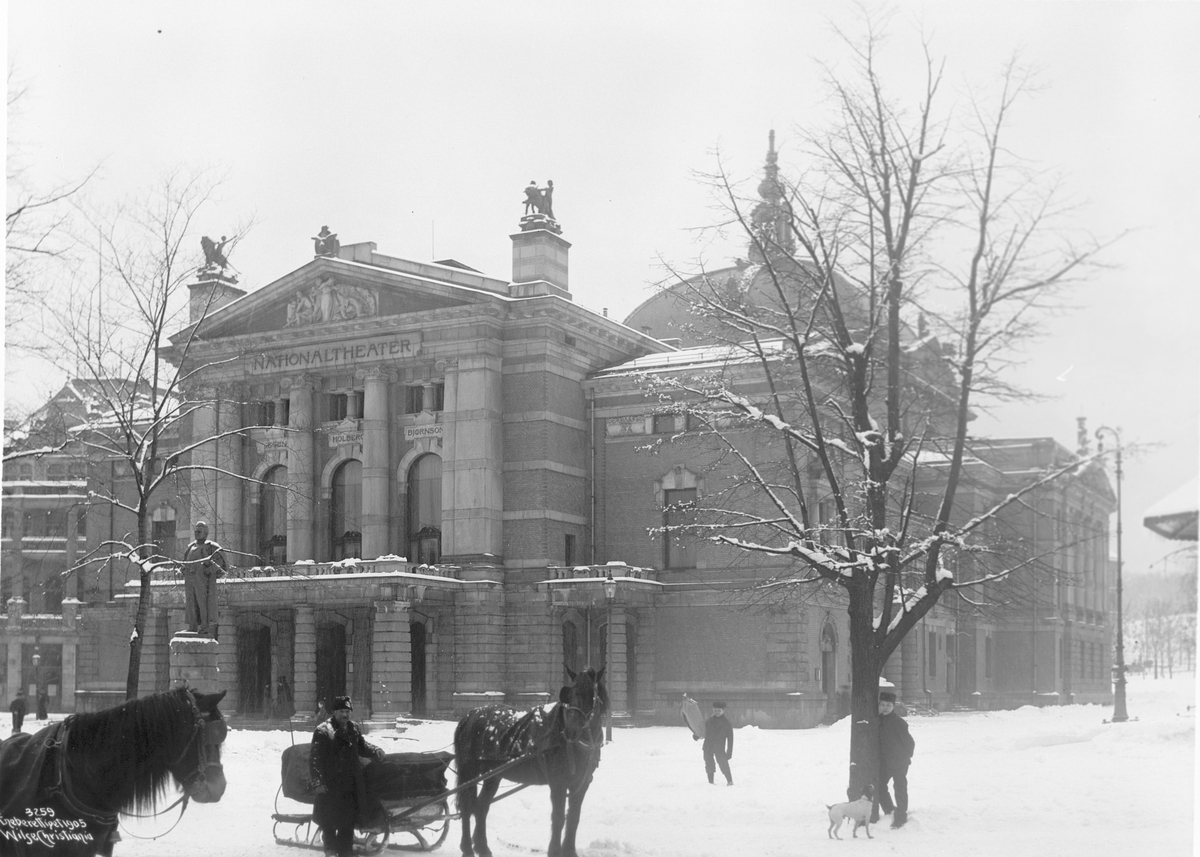 Nationaltheateret vinter 8/2 1905