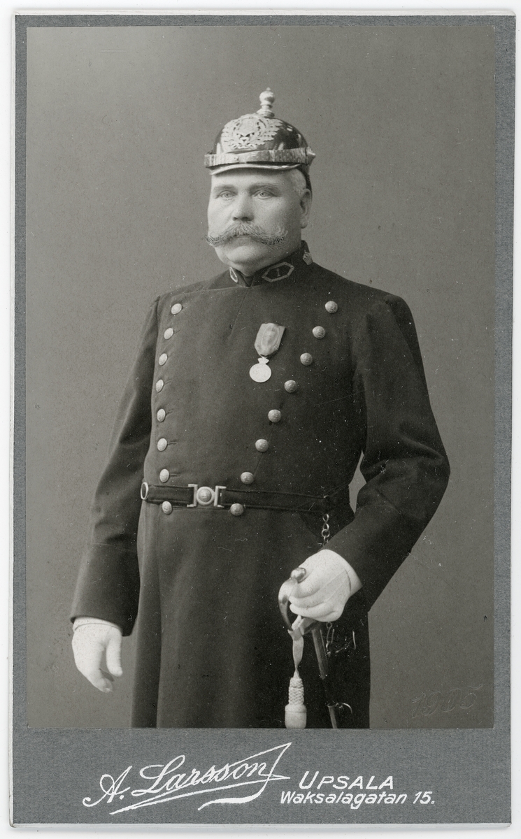 Kabinettsfotografi - A Fredell, Uppsala 1905