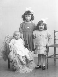 Innskr. på negativkonvolutt: "Arne Hansens barn" - 1921