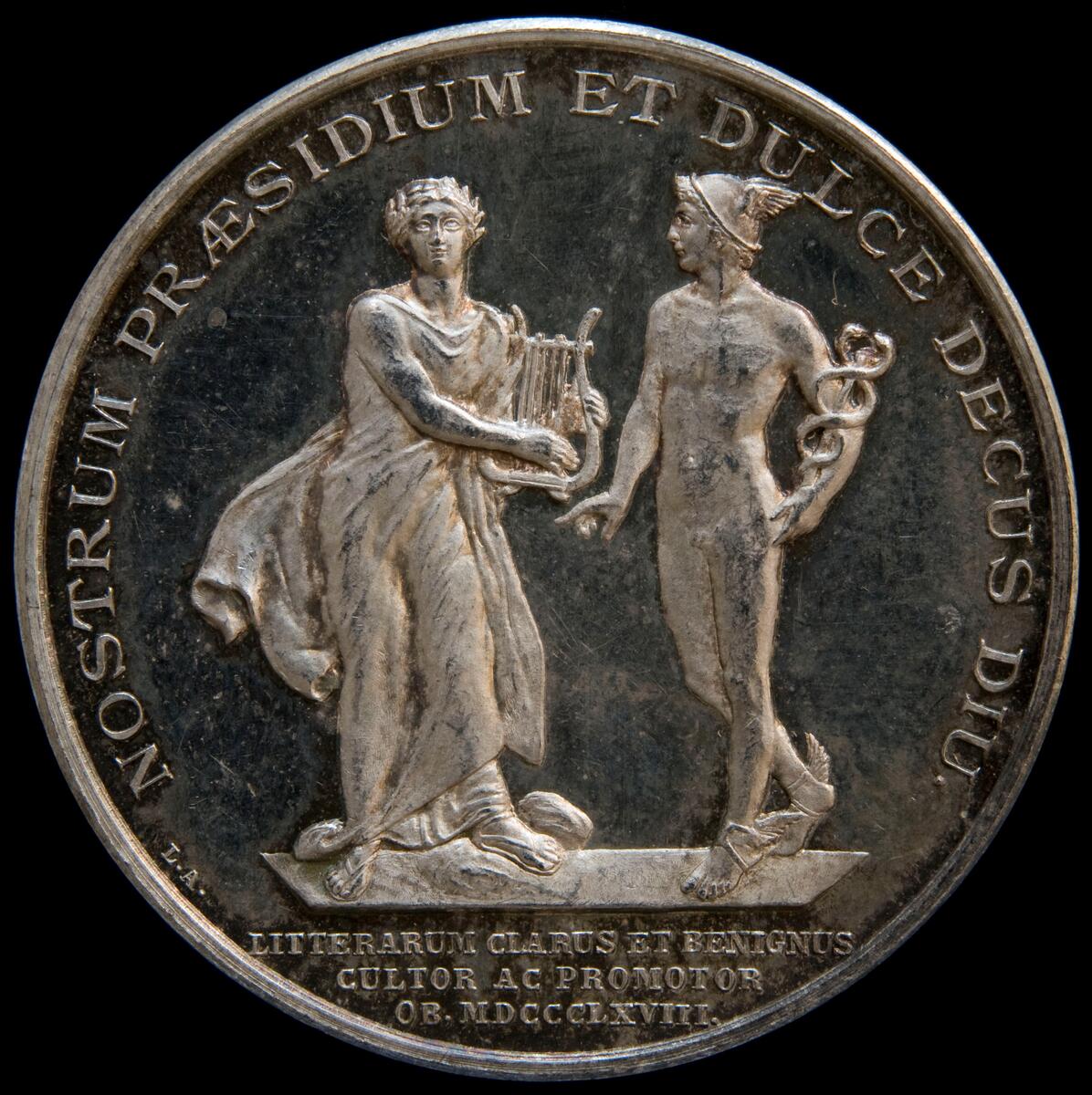 Medalj Bernhard von Beskow, Svenska Akademien, Allmänna Läroverket

