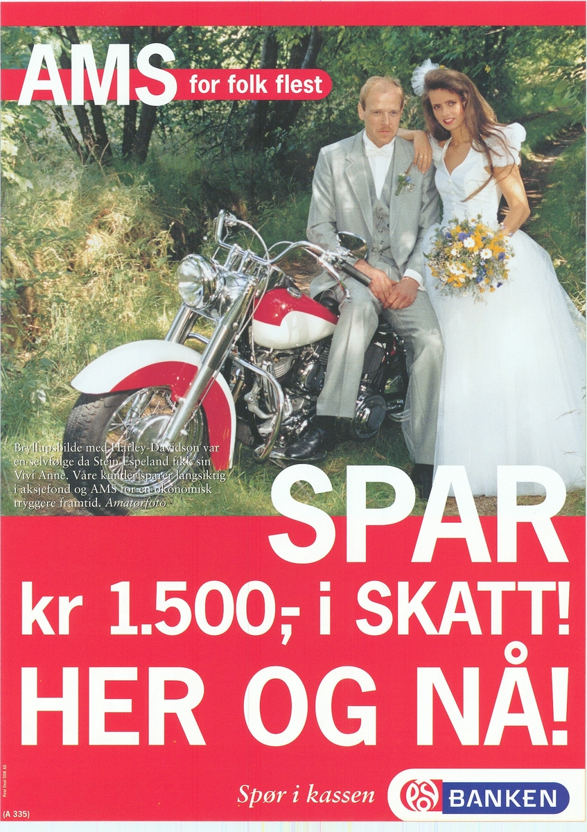 Tosidig plakat med motiv, tekst og logomerke. Tekst på bokmål og nynorsk.