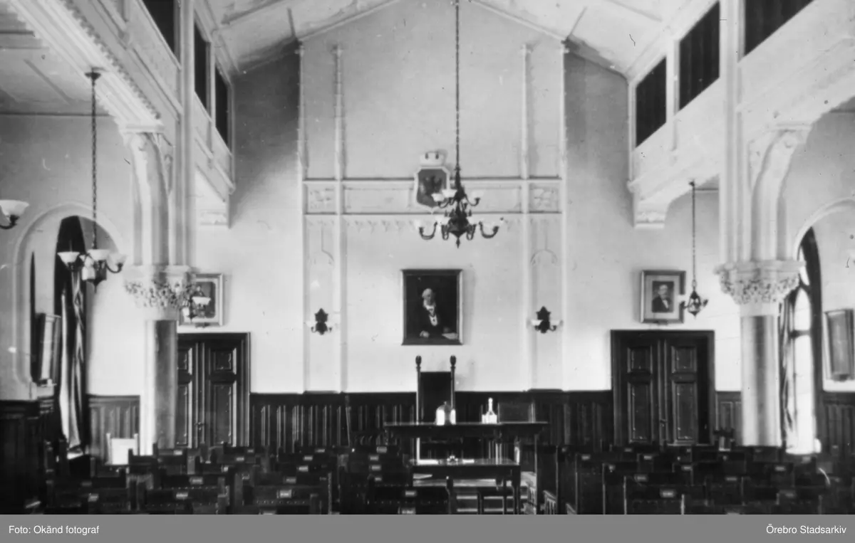 Sessionssalen i Rådhuset - Örebro Stadsarkiv / DigitaltMuseum