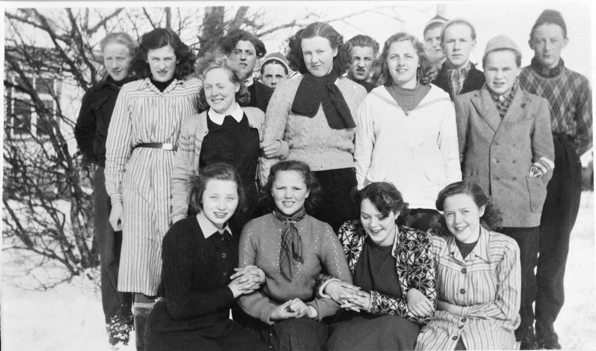 Elever ved Stadsbygd framhaldsskole 1949-1950