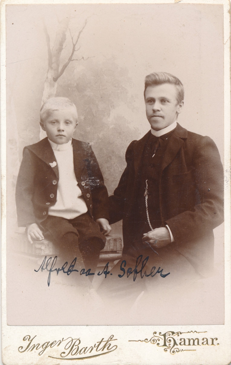 Alfred og Alexander Kristiansen Sæther