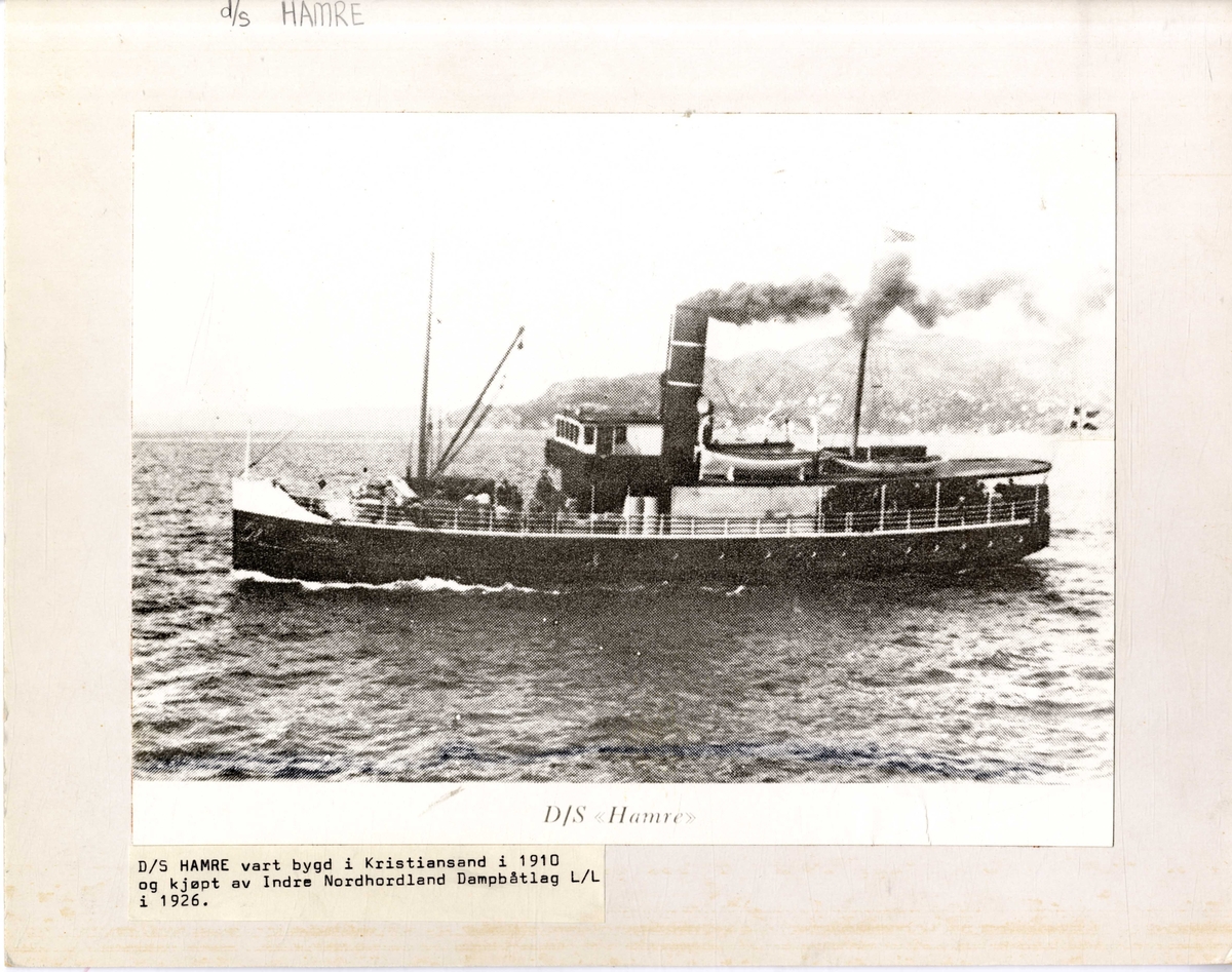 DS HAMRE (bygget 1910).