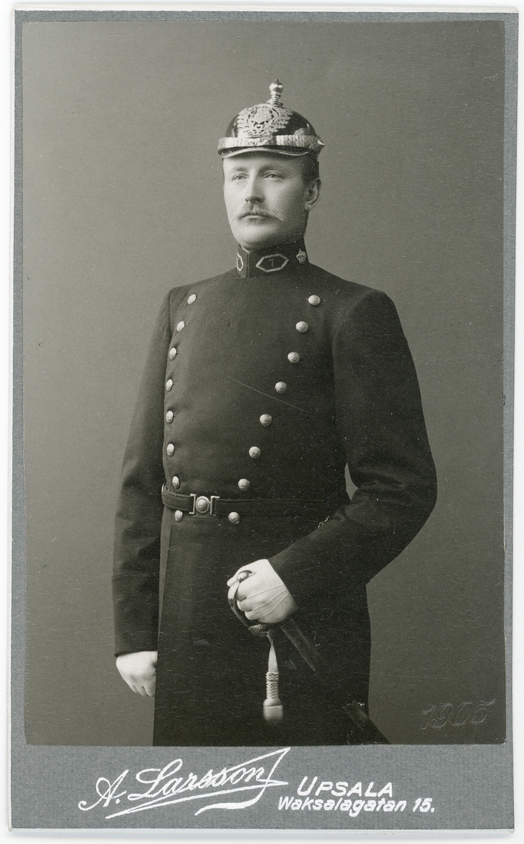 Kabinettsfotografi - P J Groth, Uppsala 1905