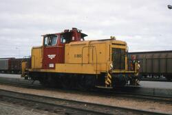 Diesellokomotiv Di 5 865 på Bodø stasjon