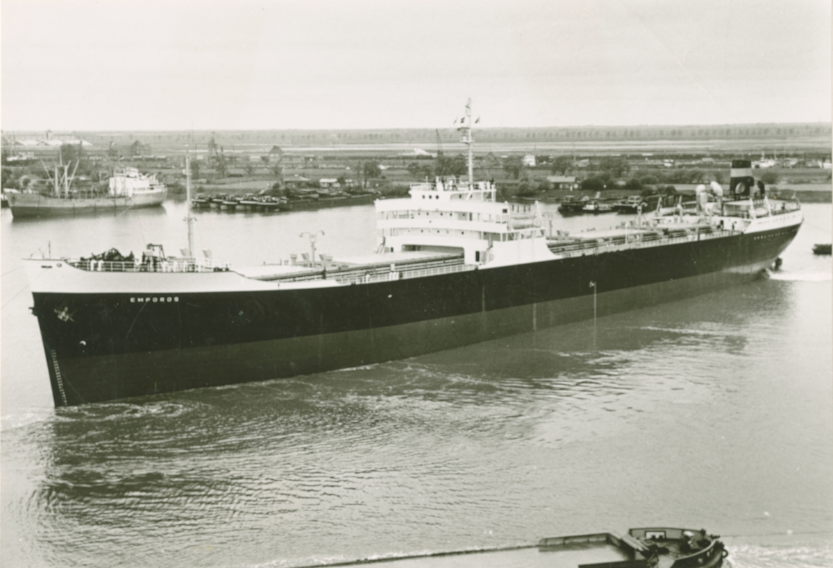 T/S Emporos (Ex. Nordahl Grieg)(b.1944, Alabama Dry Dock & Shipbuilding Co., Mobile, Alabama, USA)