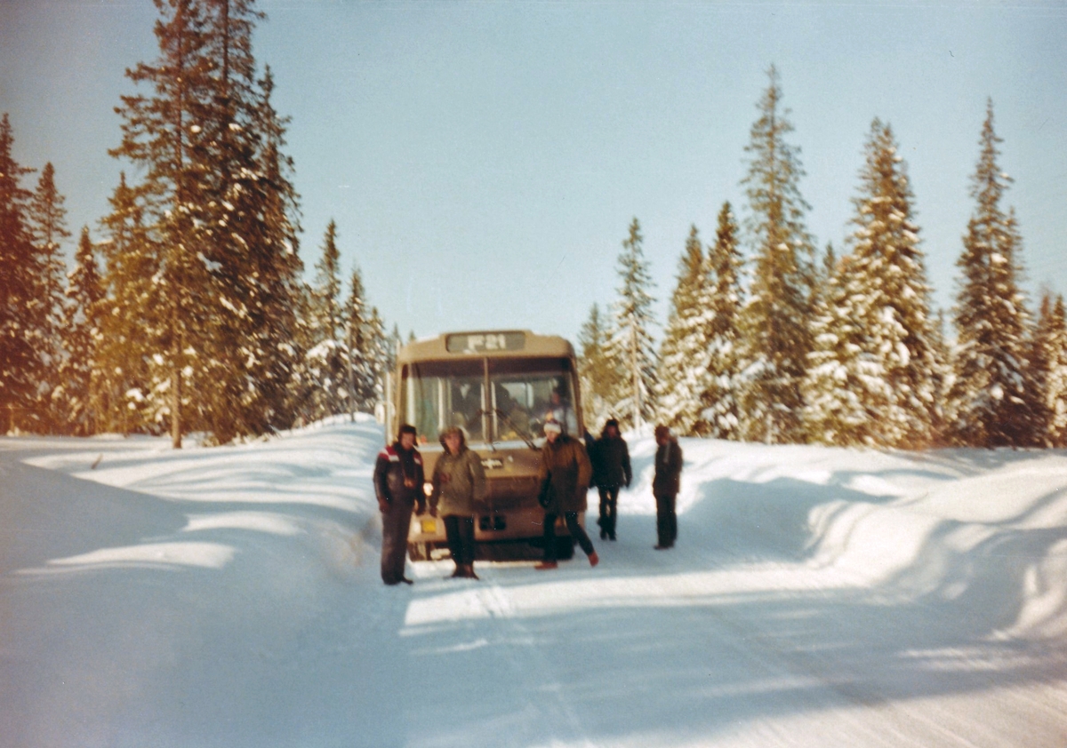 Vinterutbildning med FBU i Skaraborg på tidigt 1980-tal.
