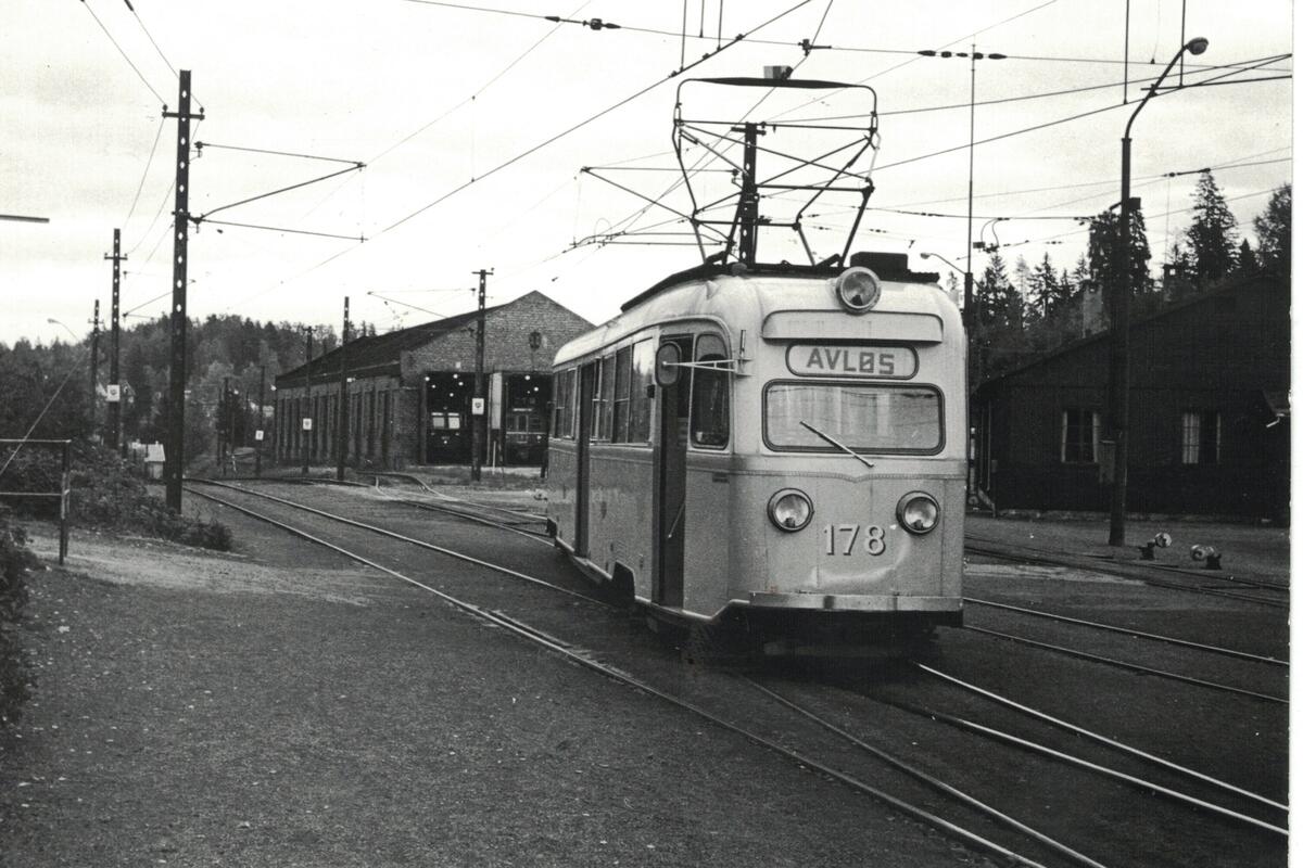 Oslo Sporveier, E1 178, linje 9. Avløs.
