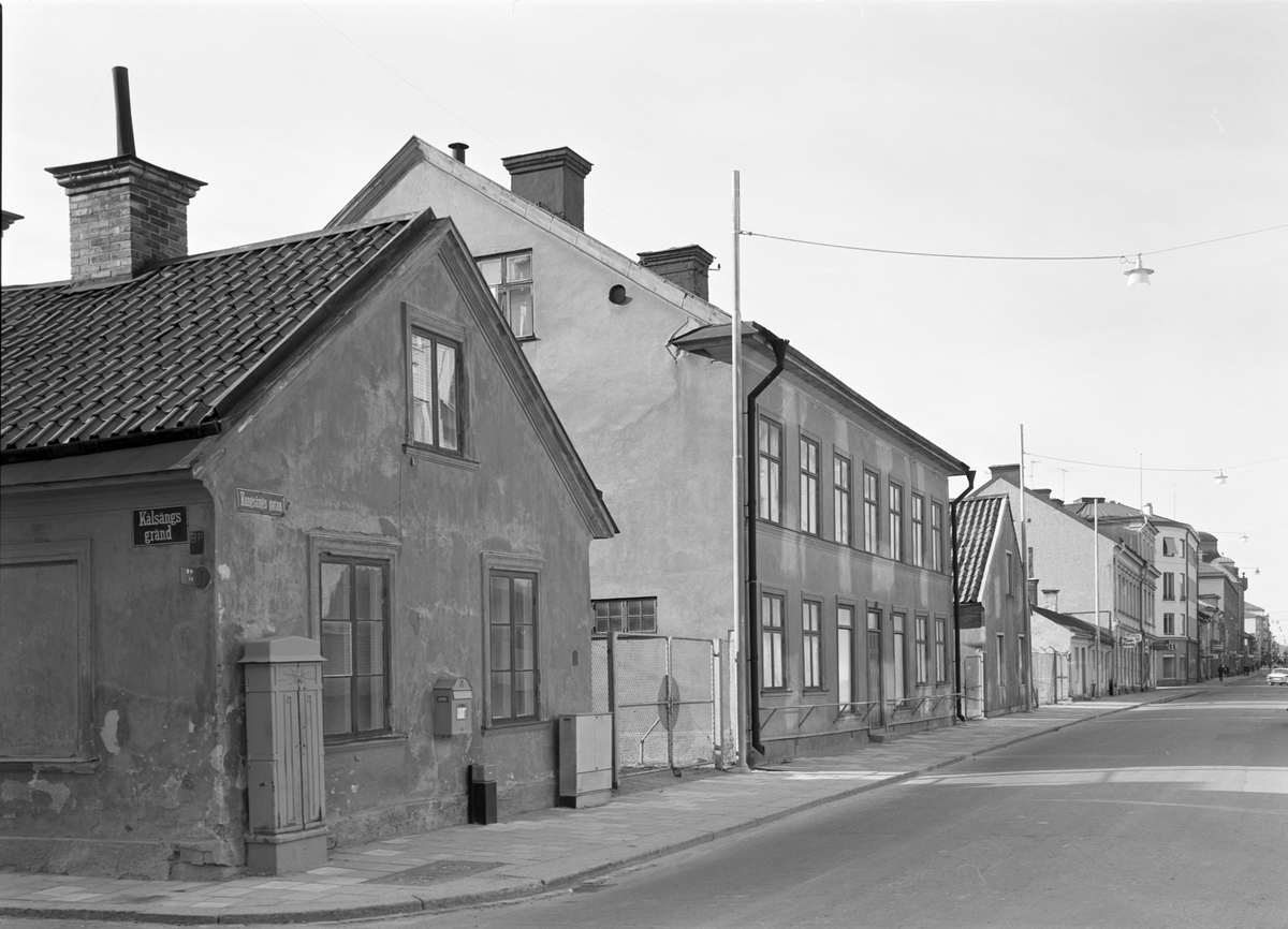 Kålsängsgränd - Kungsängsgatan, Uppsala 1969 - 1971