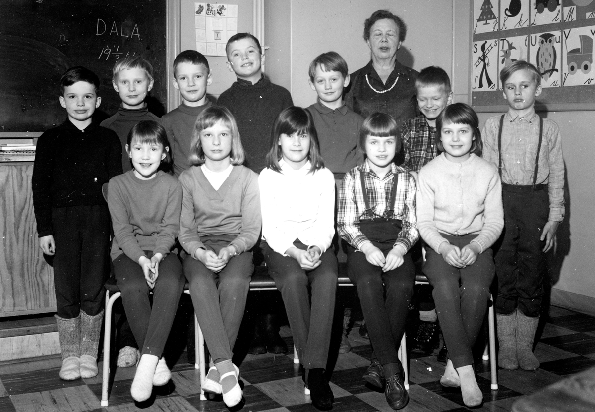 Dala skola 1966. Greta Fritioff.