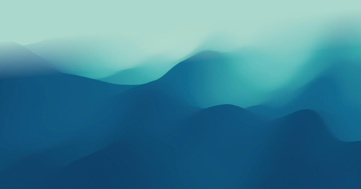 Banner med abstrakte bølger