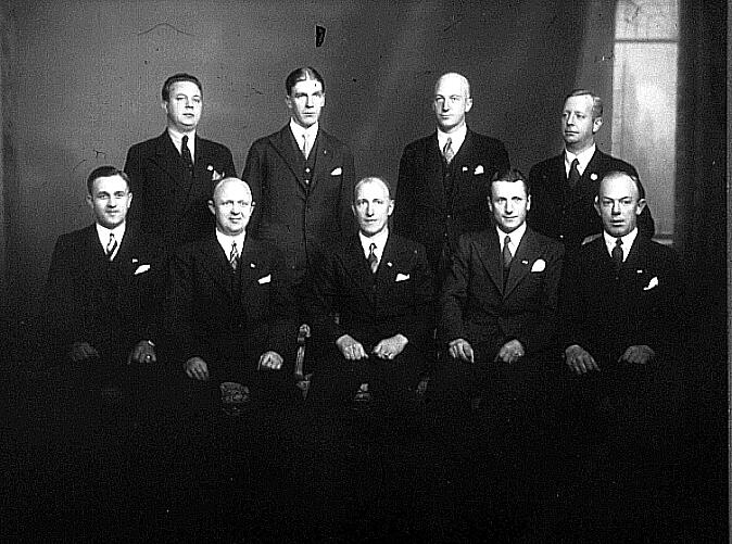 Arrangementkomiteen, finalen Sarpsborg Fotballklubb og Fredrikstad Fotballklubb, 1935