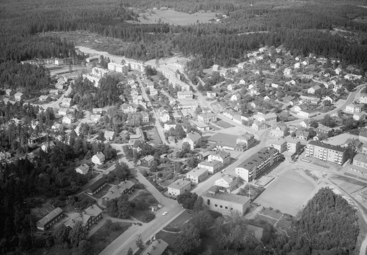 Boxholm från ovan 1964.