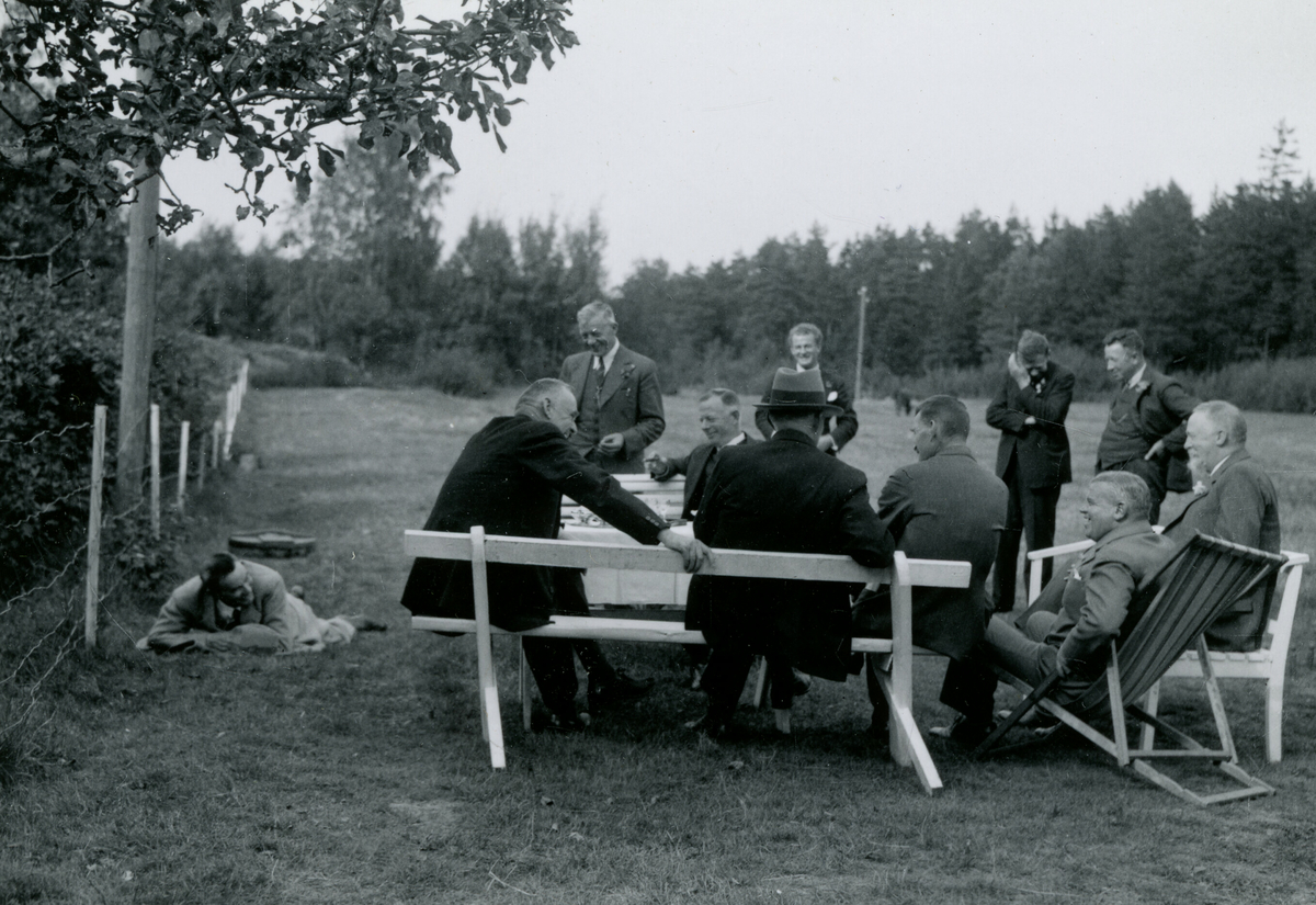 Kornrådet på Skoger gjestegård på Hvaler 28.8.1936.