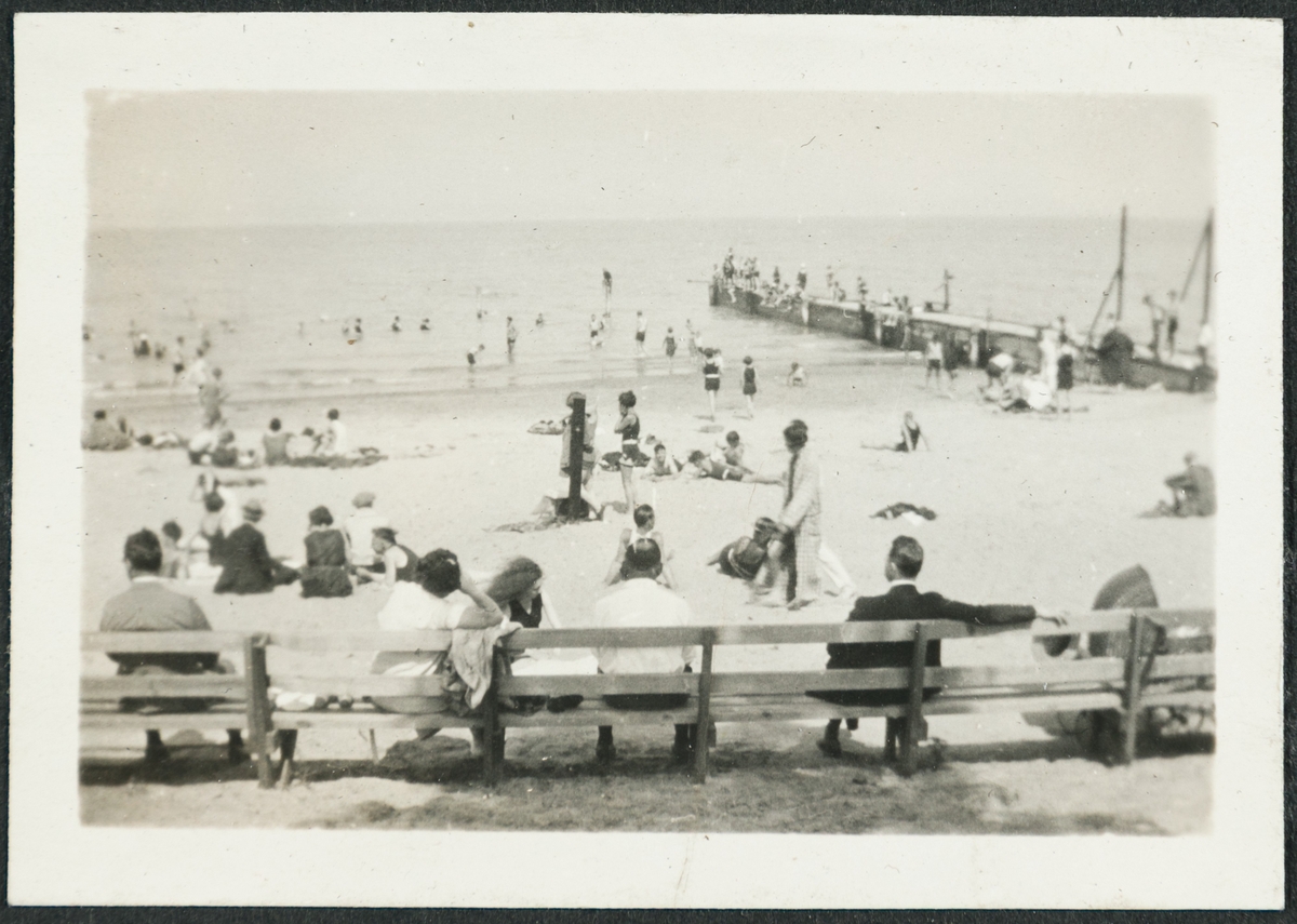 Calvary beach fotografert i 1924.