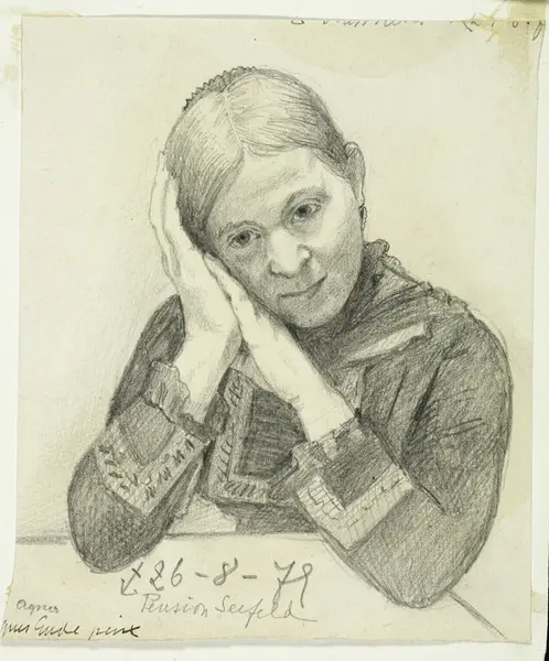 Agnes Gude [Tegning]