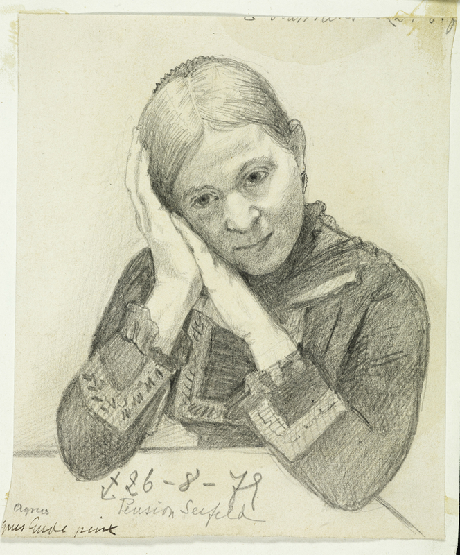 Agnes Gude [Tegning]