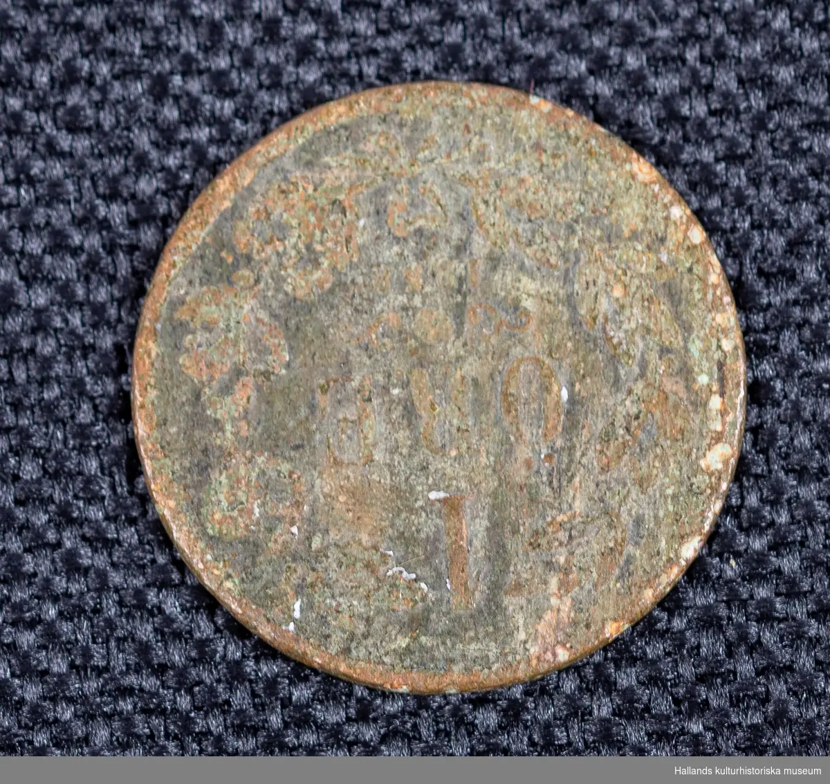 Svenskt mynt, 1 Öre, 1838. 