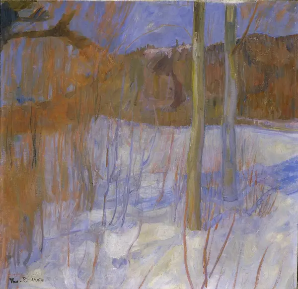 Vinteraften. Vestre Gausdal [Maleri]