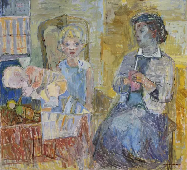 En fredelig stund [Maleri]