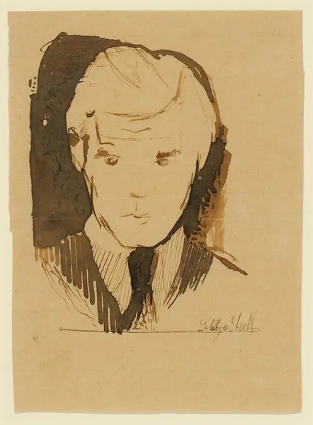 Selvportrett [Akvarell]