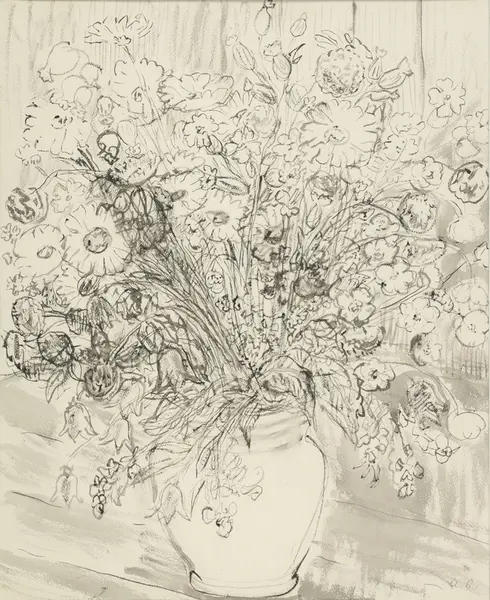 Markblomster [Tegning]