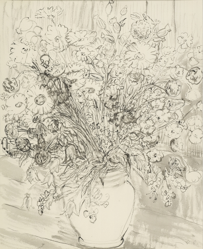 Markblomster [Tegning]