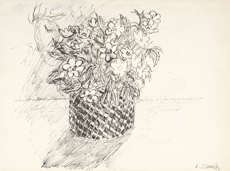 Vårbukett [Tegning]