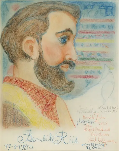 Emil Zola [Akvarell]