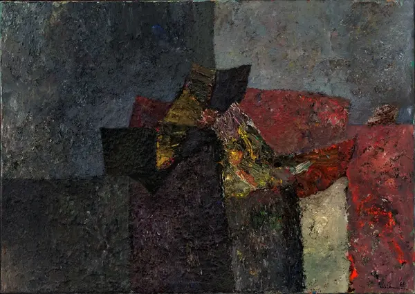 Gult løv II [Maleri]