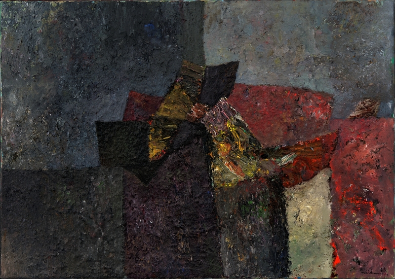 Gult løv II [Maleri]