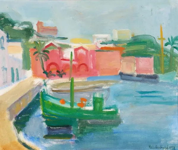 Porto d´Ischia [Maleri]
