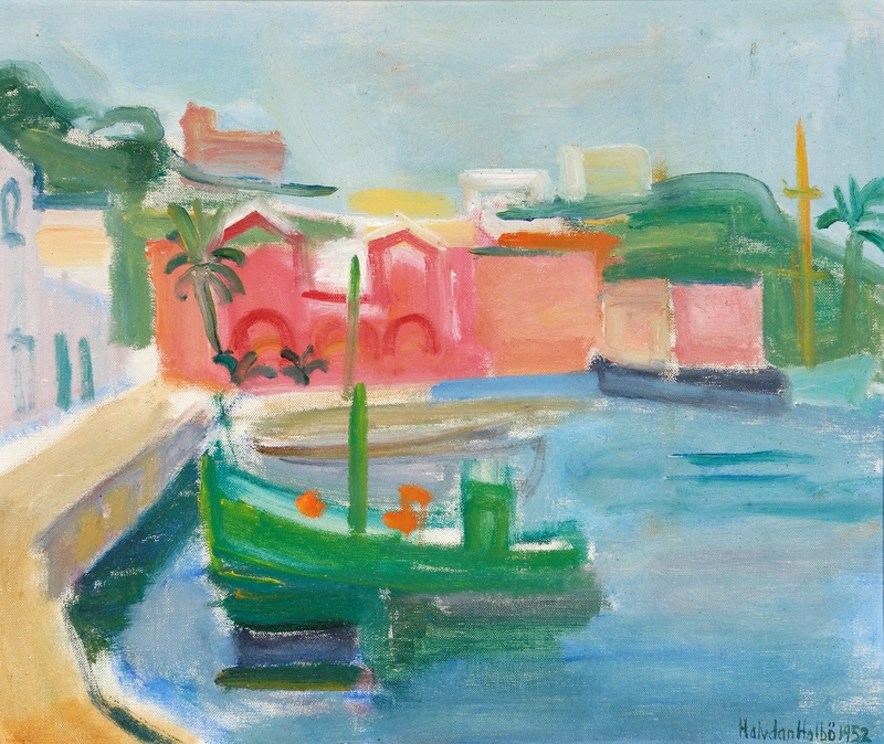 Porto d´Ischia [Maleri]