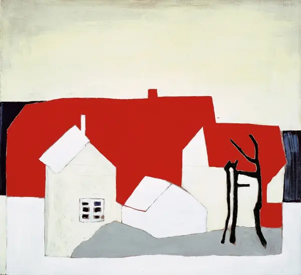 Hus i nord II [Maleri]
